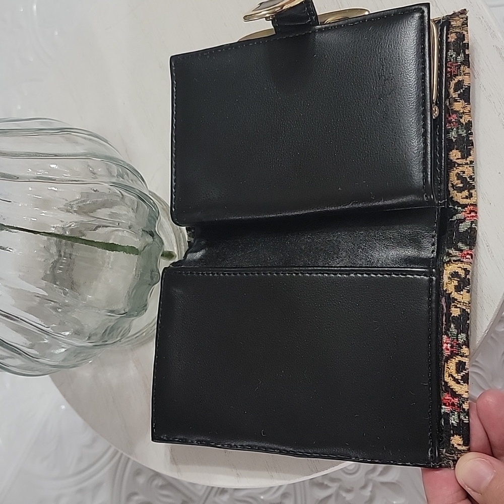 McDuff Made in Japan Vintage Floral Tapestry Wallet Mini Clutch - Picture 14 of 16